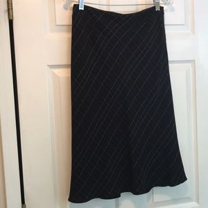 T Garment back and white skirt size 6